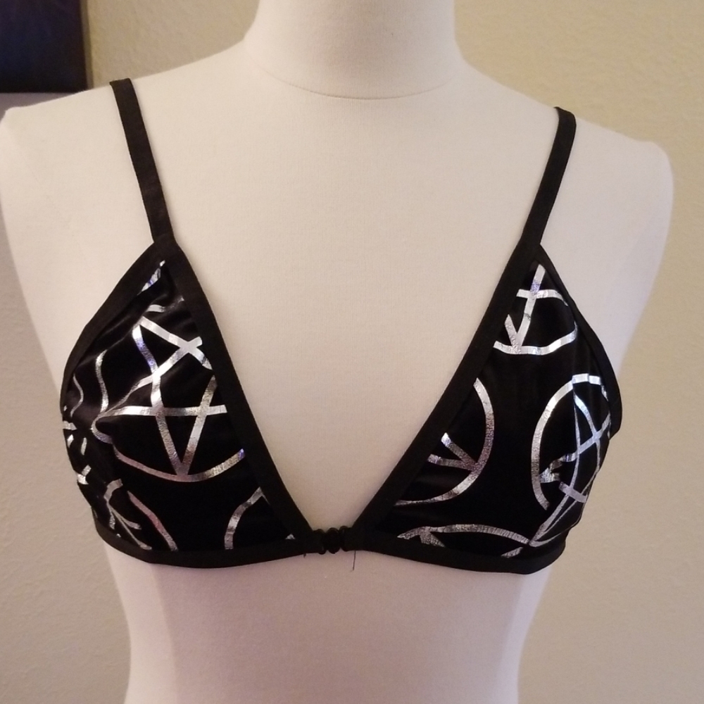 Killstar pentagram bralette